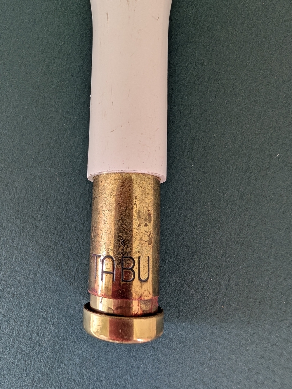 Vintage Lipstick "Tabu" Lipstick From The 1970 With Ladies Face At The Top - Picture 3 of 3